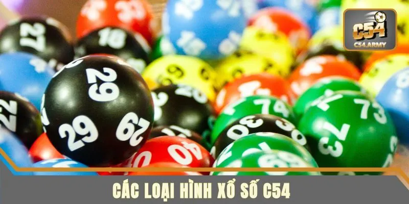 Các hình thức xổ số trực tuyến hấp dẫn tại C54
